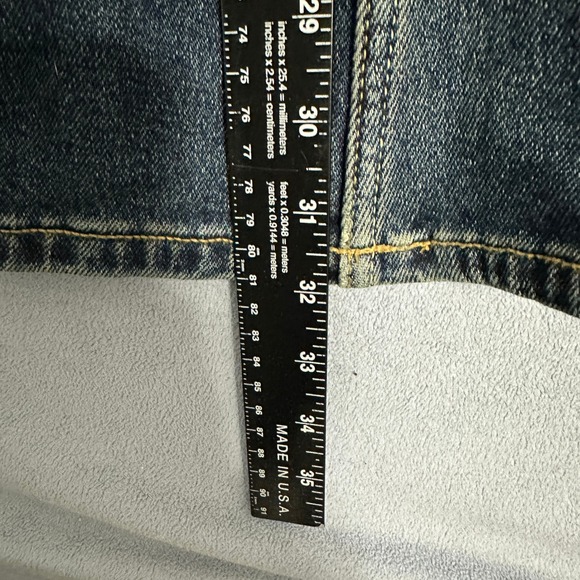 Hollister High-Rise Flare Leg Jeans Embroidered Dark Wash Blue Size W24 L32 - Picture 10 of 12